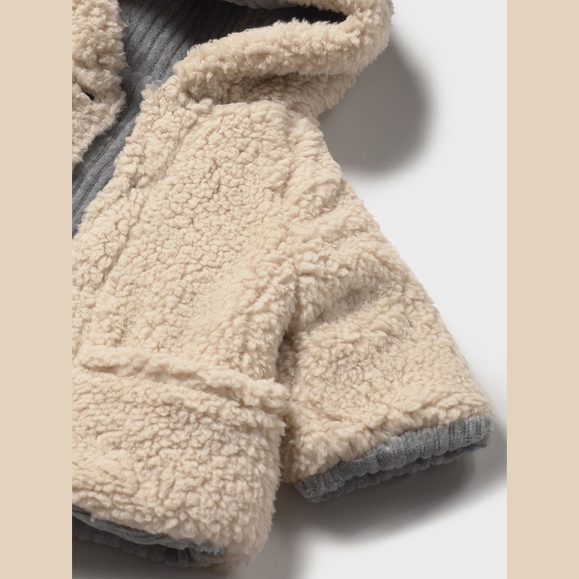 Cappotto reversibile Bimbo Grigio 2496/81 -  NANU' BABY