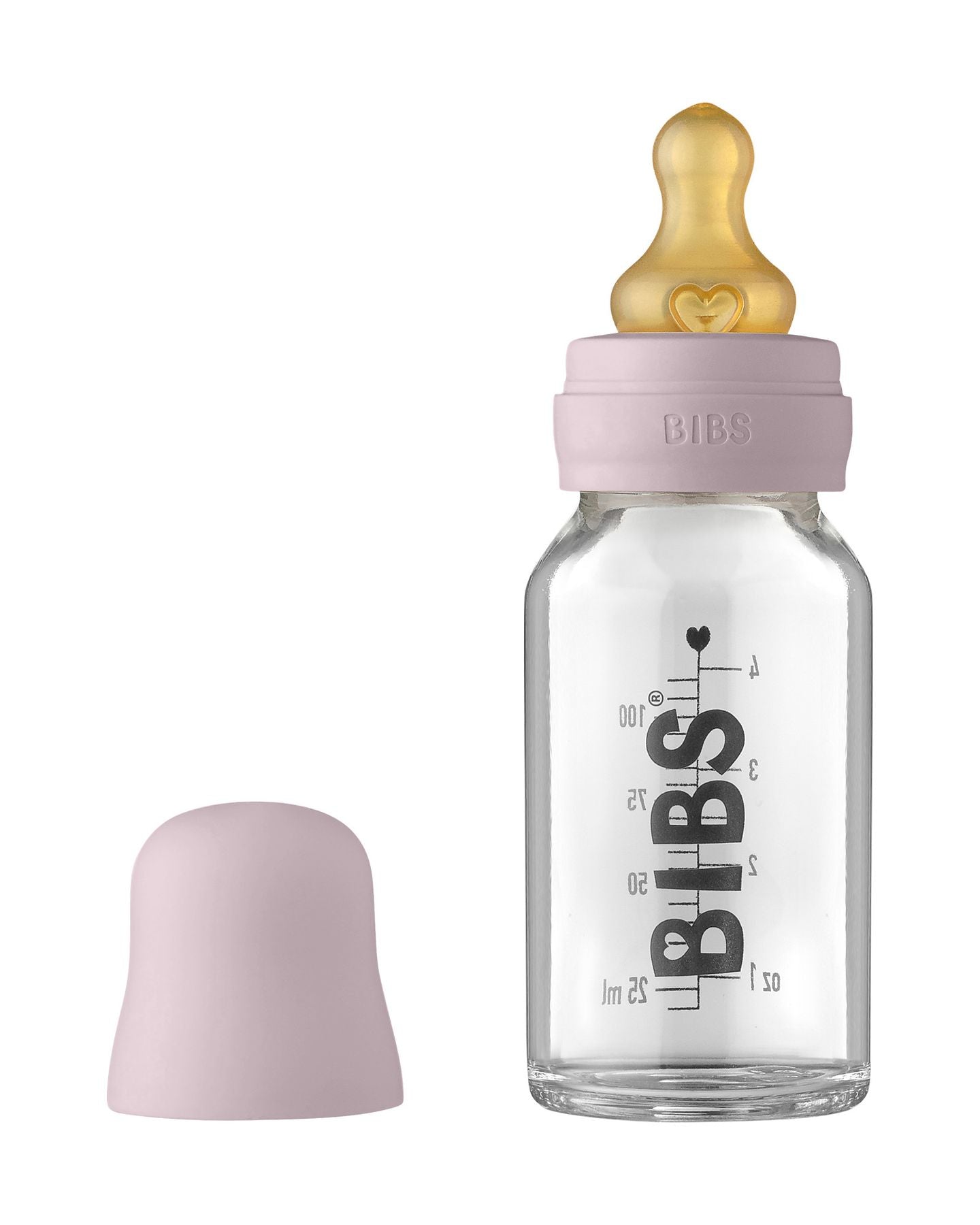 Set Completo Biberon in Vetro  Lilla  LILLA 5013267 -  NANU' BABY