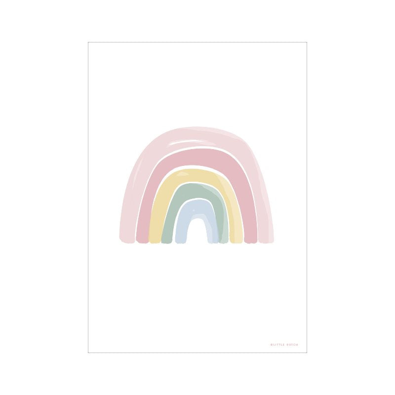 Rosa Regenbogen-alphabetisches A3-Poster – PW10310050
